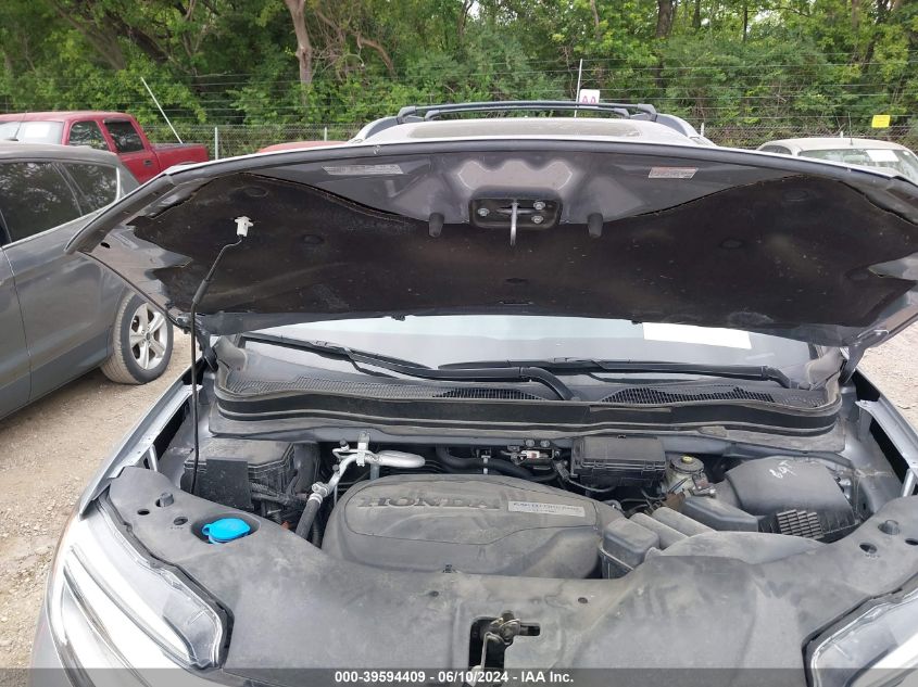 2019 Honda Pilot Elite VIN: 5FNYF6H09KB025444 Lot: 39594409