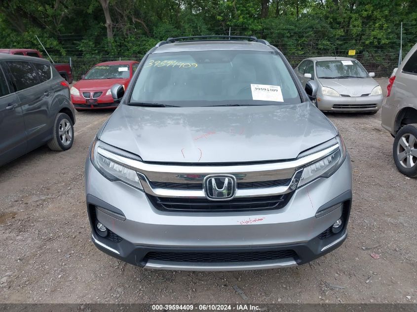 2019 Honda Pilot Elite VIN: 5FNYF6H09KB025444 Lot: 39594409