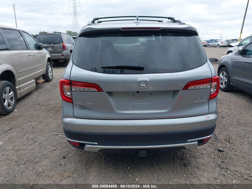 2019 Honda Pilot Elite VIN: 5FNYF6H09KB025444 Lot: 39594409