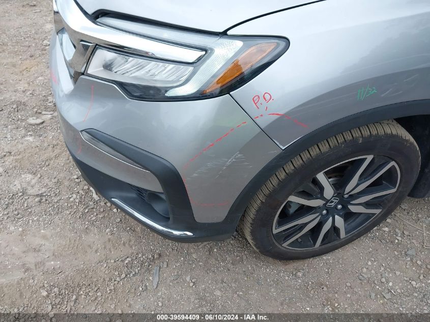 2019 Honda Pilot Elite VIN: 5FNYF6H09KB025444 Lot: 39594409