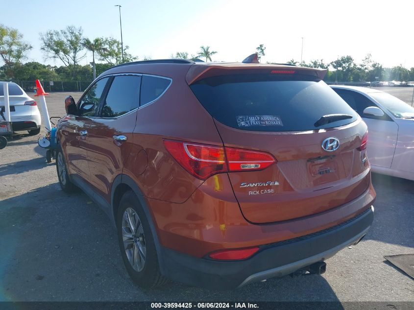 2015 Hyundai Santa Fe Sport VIN: 5XYZU3LB9FG304201 Lot: 39594425