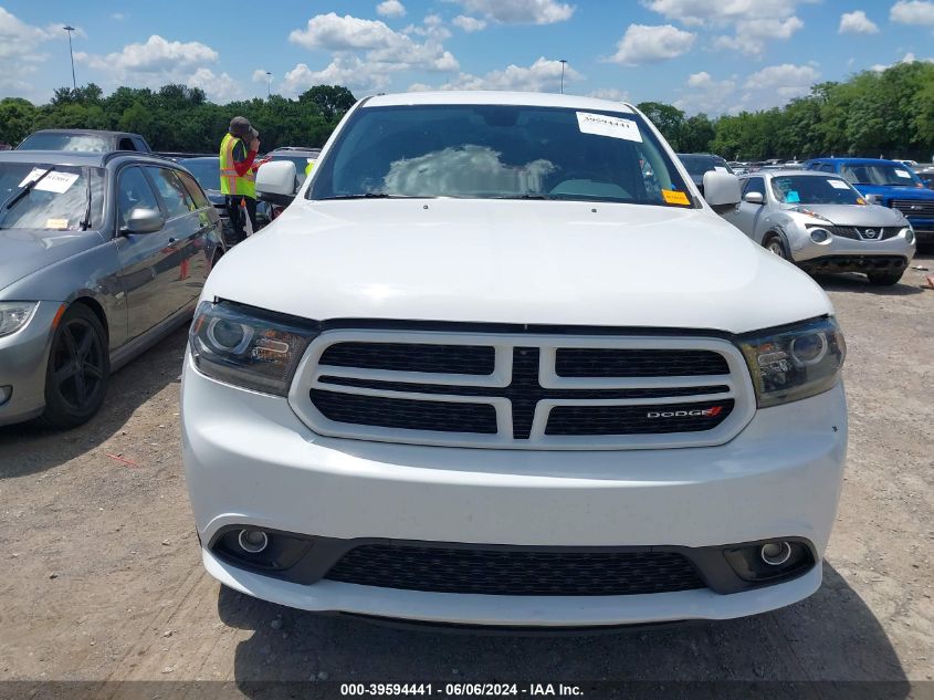 2018 Dodge Durango Gt Awd VIN: 1C4RDJDG0JC194554 Lot: 39594441