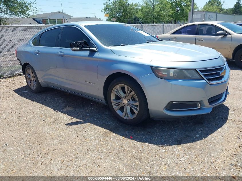 2014 Chevrolet Impala Lt VIN: 1G1125S34EU143366 Lot: 39594446