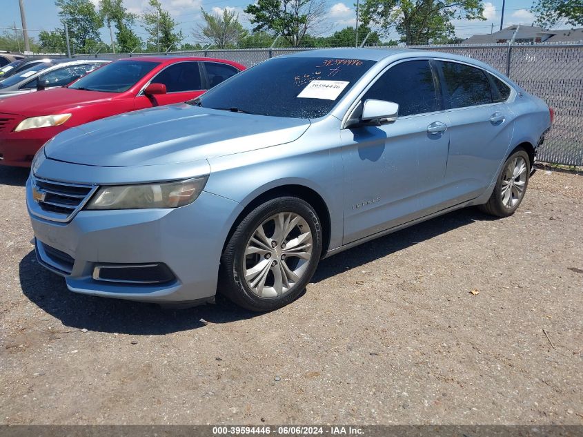 2014 Chevrolet Impala Lt VIN: 1G1125S34EU143366 Lot: 39594446