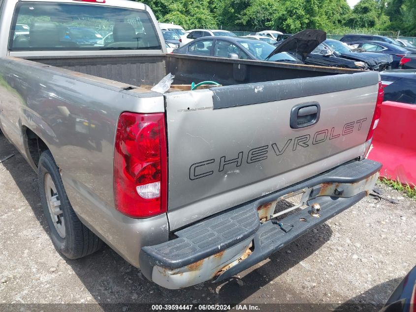 1GCEC14X63Z236727 | 2003 CHEVROLET SILVERADO 1500