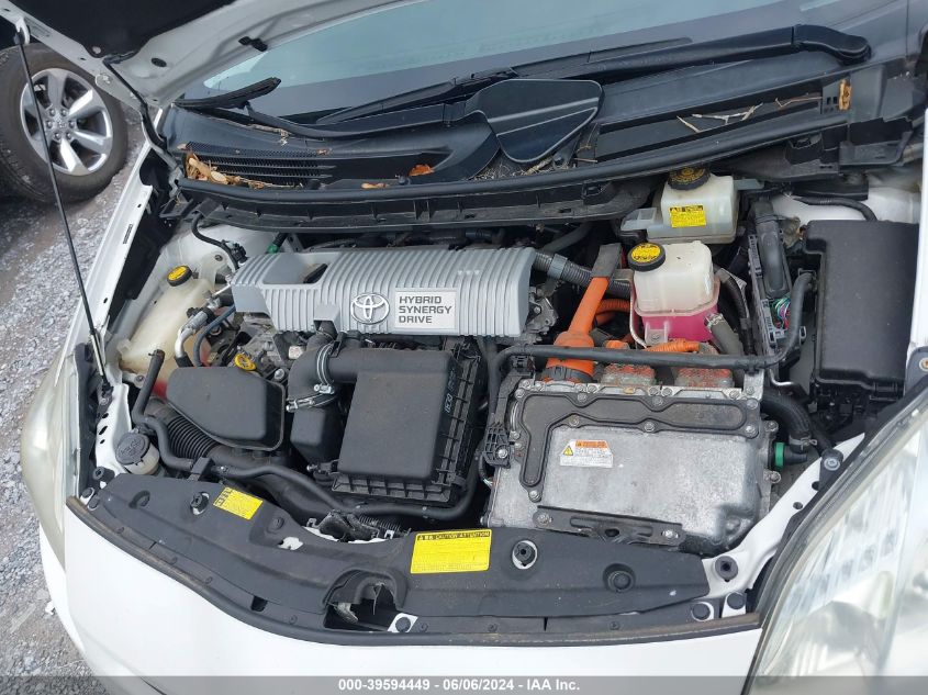 2010 Toyota Prius Iv VIN: JTDKN3DU4A0007849 Lot: 39594449