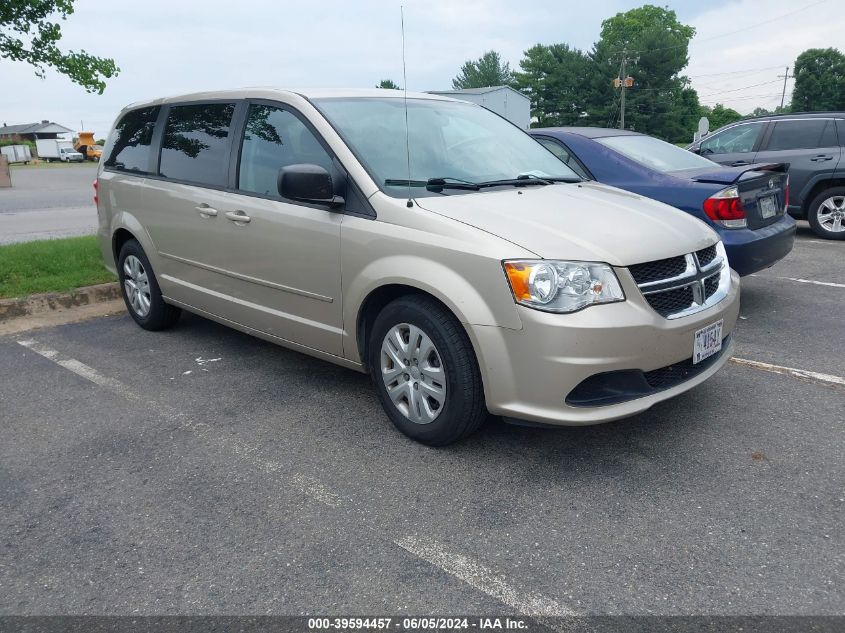 2016 Dodge Grand Caravan Se VIN: 2C4RDGBG9GR136478 Lot: 39594457