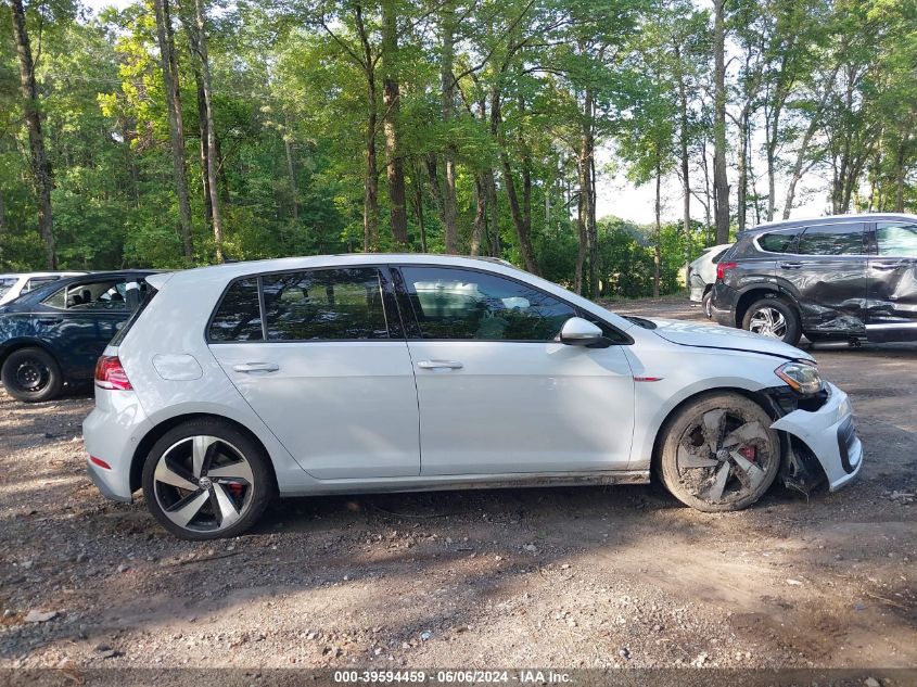 2019 Volkswagen Golf Gti 2.0T Autobahn/2.0T Rabbit Edition/2.0T S/2.0T Se VIN: 3VW6T7AU9KM004413 Lot: 39594459