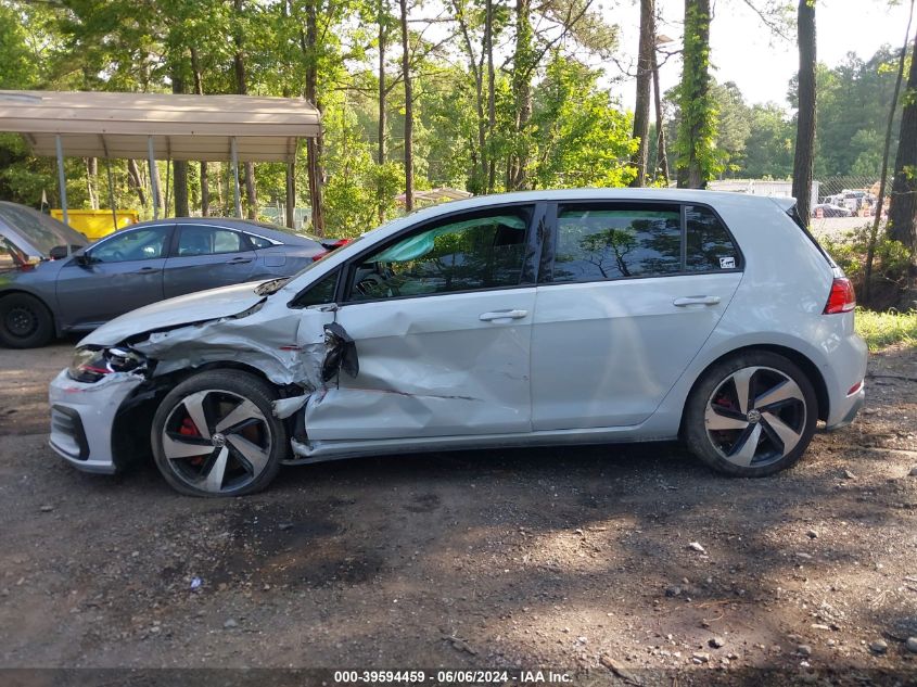 2019 Volkswagen Golf Gti 2.0T Autobahn/2.0T Rabbit Edition/2.0T S/2.0T Se VIN: 3VW6T7AU9KM004413 Lot: 39594459