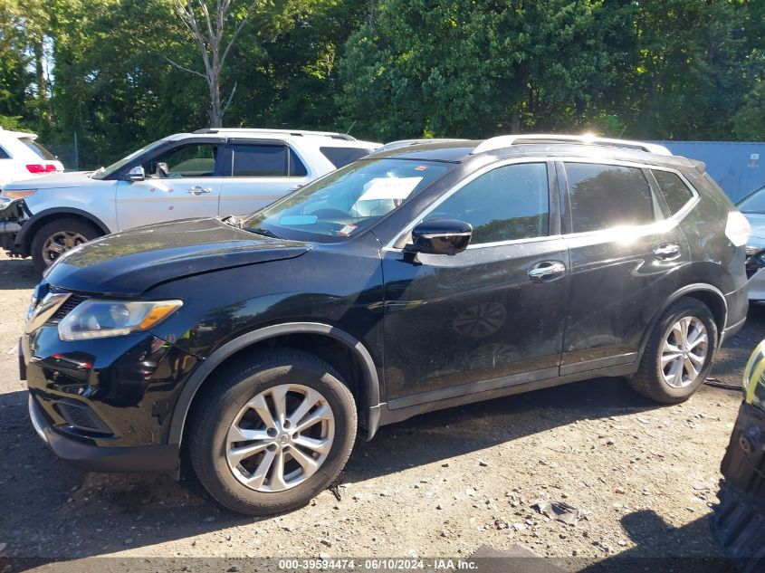 2014 Nissan Rogue Sv VIN: 5N1AT2MK2EC801176 Lot: 39594474