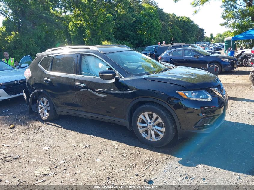 2014 Nissan Rogue Sv VIN: 5N1AT2MK2EC801176 Lot: 39594474