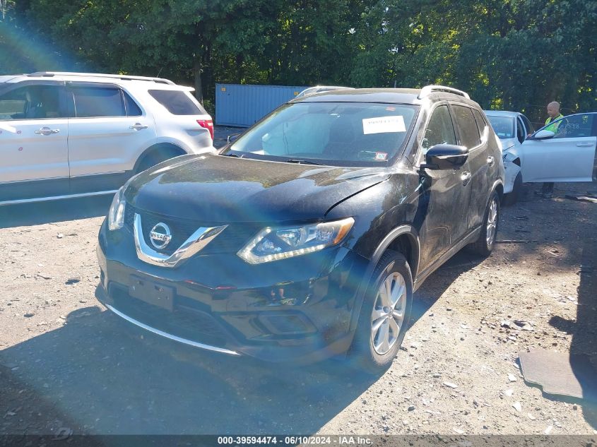 2014 Nissan Rogue Sv VIN: 5N1AT2MK2EC801176 Lot: 39594474