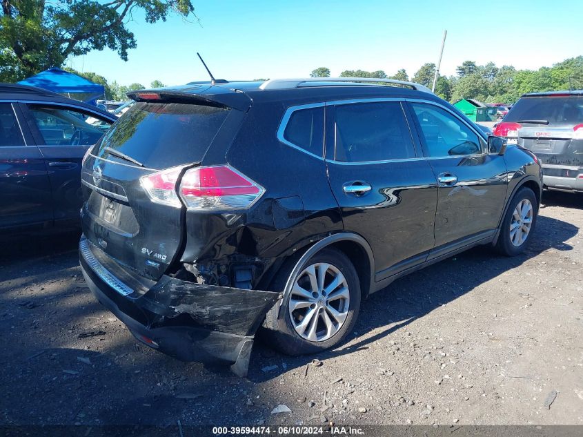 2014 Nissan Rogue Sv VIN: 5N1AT2MK2EC801176 Lot: 39594474