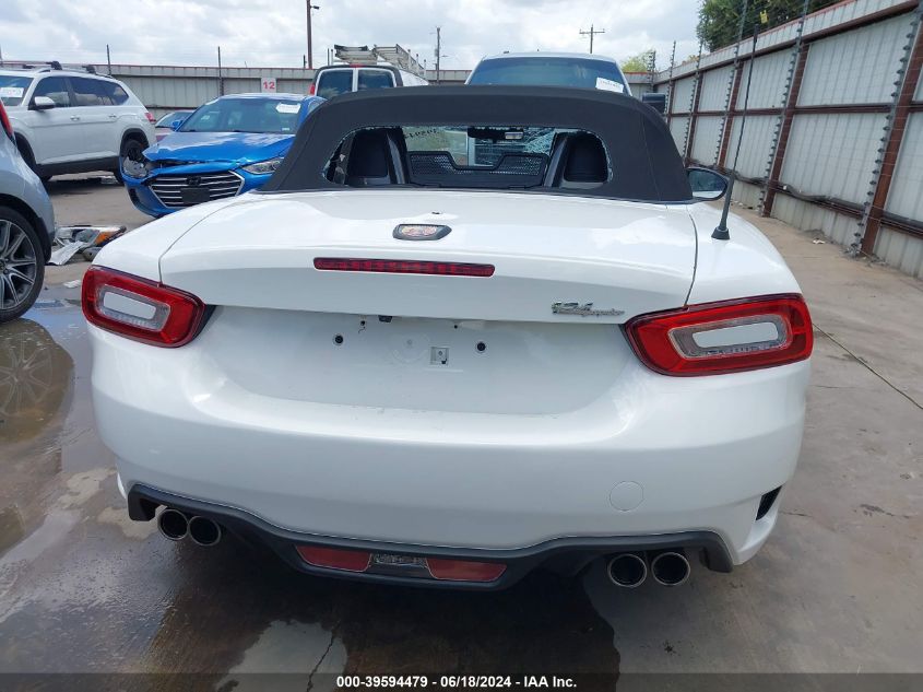 2019 Fiat 124 Spider Abarth VIN: JC1NFAEK7K0143239 Lot: 39594479