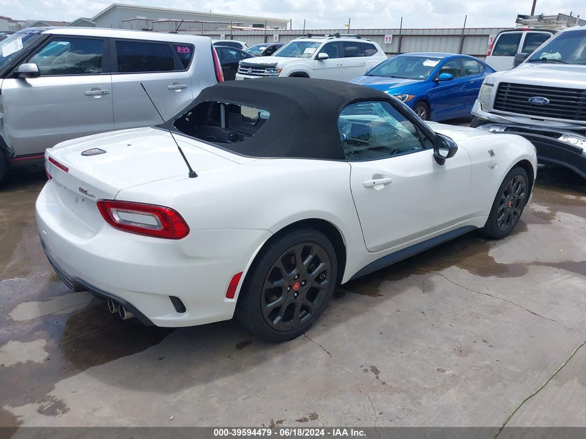 2019 Fiat 124 Spider Abarth VIN: JC1NFAEK7K0143239 Lot: 39594479