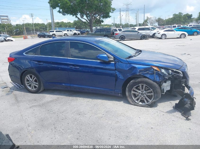 2016 Hyundai Sonata Se VIN: 5NPE24AF4GH381908 Lot: 39594538