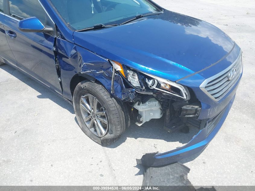 2016 Hyundai Sonata Se VIN: 5NPE24AF4GH381908 Lot: 39594538