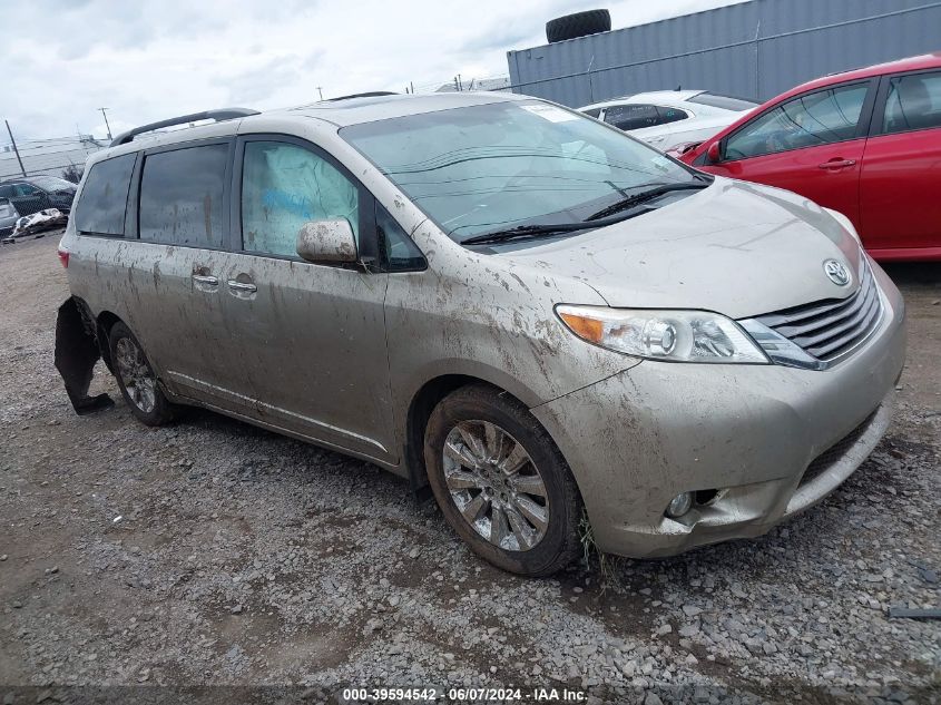 2015 Toyota Sienna Xle 7 Passenger VIN: 5TDDK3DC6FS123406 Lot: 39594542