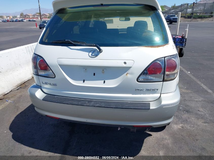 2001 Lexus Rx 300 VIN: JTJHF10U810178411 Lot: 39594552