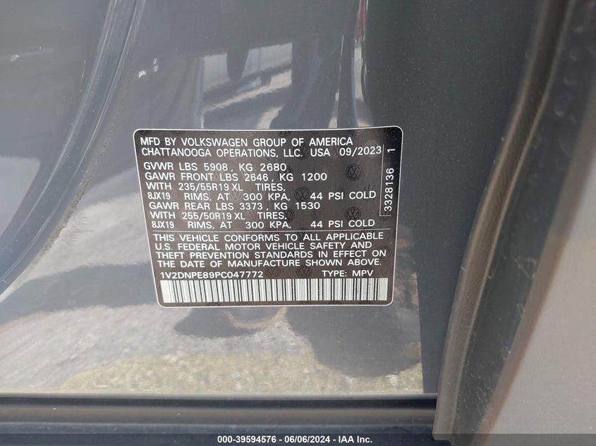 2023 VOLKSWAGEN ID.4 PRO - 1V2DNPE89PC047772