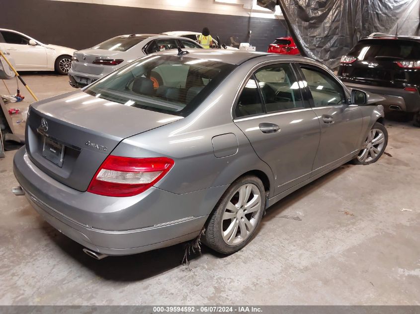 2009 Mercedes-Benz C 300 Luxury 4Matic/Sport 4Matic VIN: WDDGF81X59R049698 Lot: 39594592