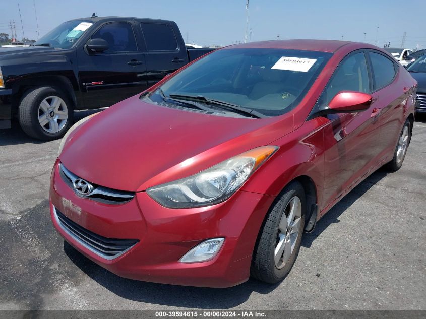 2013 Hyundai Elantra Gls VIN: 5NPDH4AEXDH179328 Lot: 39594615