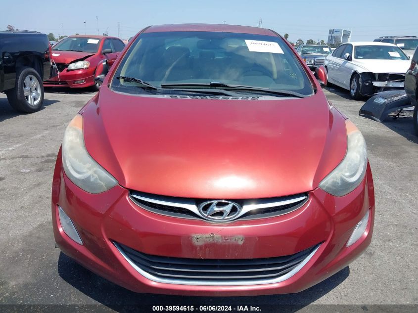 2013 Hyundai Elantra Gls VIN: 5NPDH4AEXDH179328 Lot: 39594615