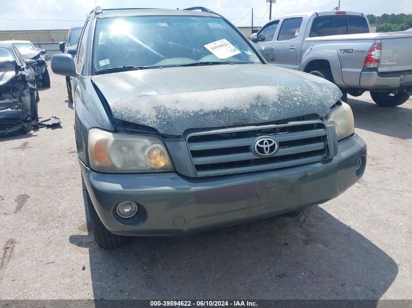 2006 Toyota Highlander Limited V6 VIN: JTEEP21A860151953 Lot: 39594622