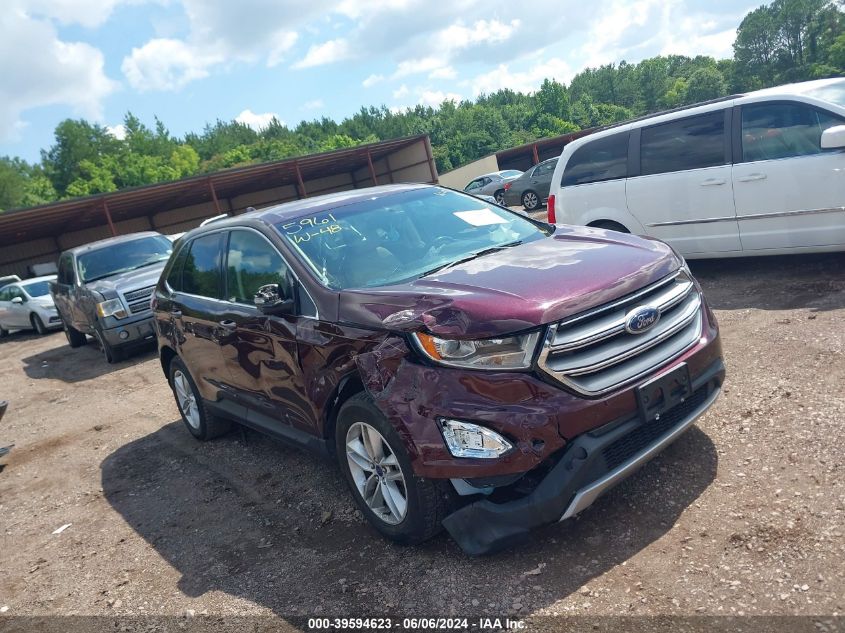 2017 Ford Edge Sel VIN: 2FMPK4J94HBC65961 Lot: 39594623