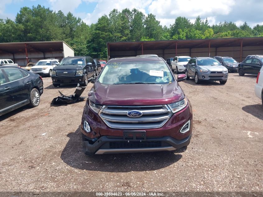 2017 Ford Edge Sel VIN: 2FMPK4J94HBC65961 Lot: 39594623