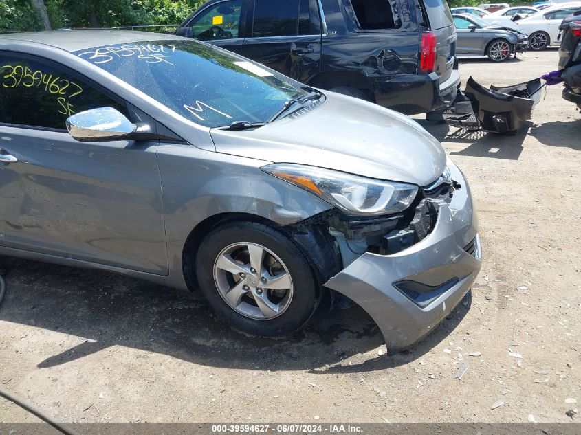 2014 Hyundai Elantra Se VIN: 5NPDH4AE9EH473711 Lot: 39594627