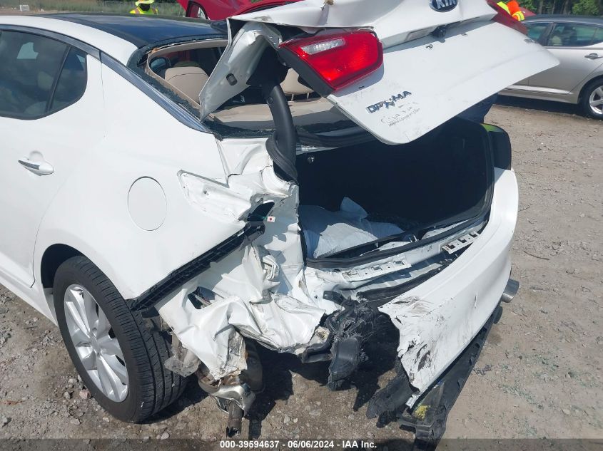 2015 Kia Optima Ex VIN: 5XXGN4A70FG433201 Lot: 39594637