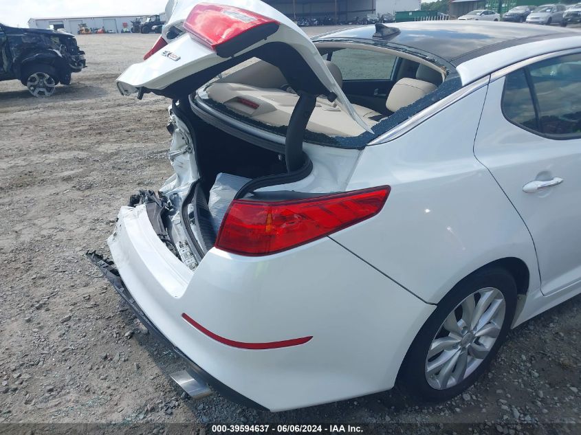 2015 Kia Optima Ex VIN: 5XXGN4A70FG433201 Lot: 39594637