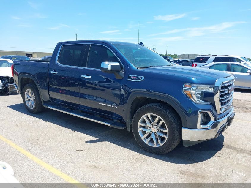 2020 GMC Sierra 1500 4Wd Short Box Slt VIN: 3GTU9DEL8LG106813 Lot: 39594649