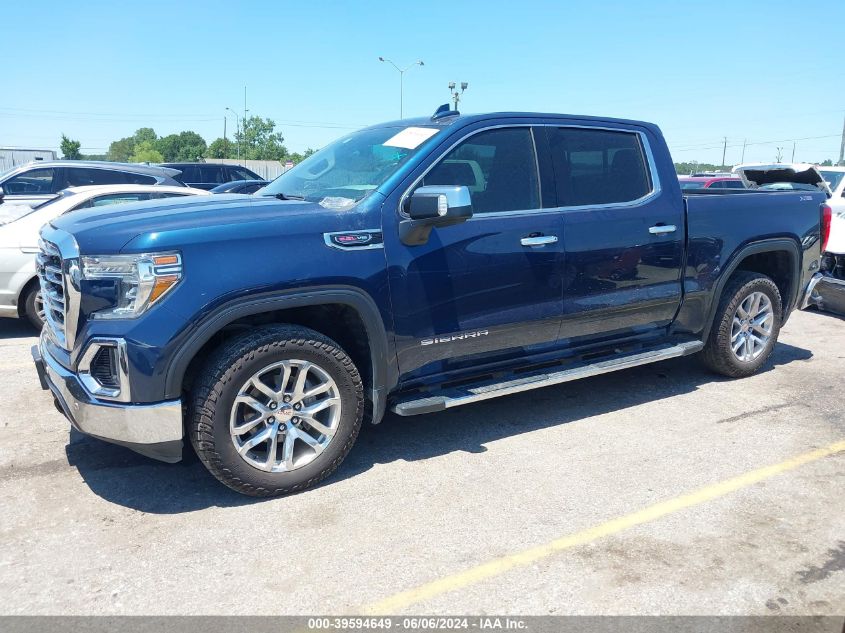 2020 GMC Sierra 1500 4Wd Short Box Slt VIN: 3GTU9DEL8LG106813 Lot: 39594649