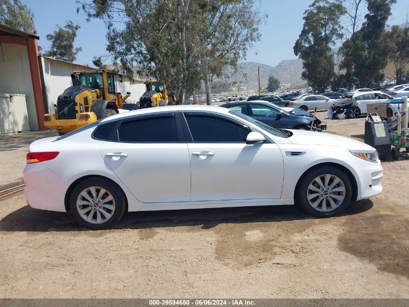 2016 Kia Optima Lx VIN: 5XXGT4L37GG081719 Lot: 39594650