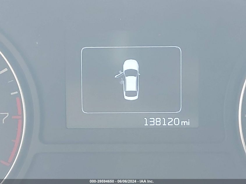 2016 Kia Optima Lx VIN: 5XXGT4L37GG081719 Lot: 39594650