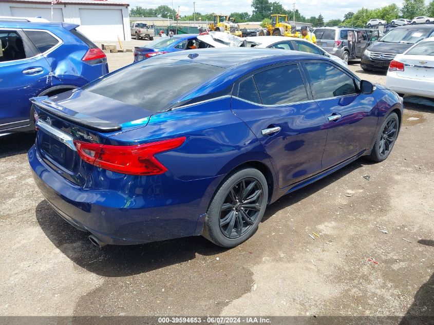 2016 Nissan Maxima 3.5 Sr VIN: 1N4AA6AP0GC405726 Lot: 39594653