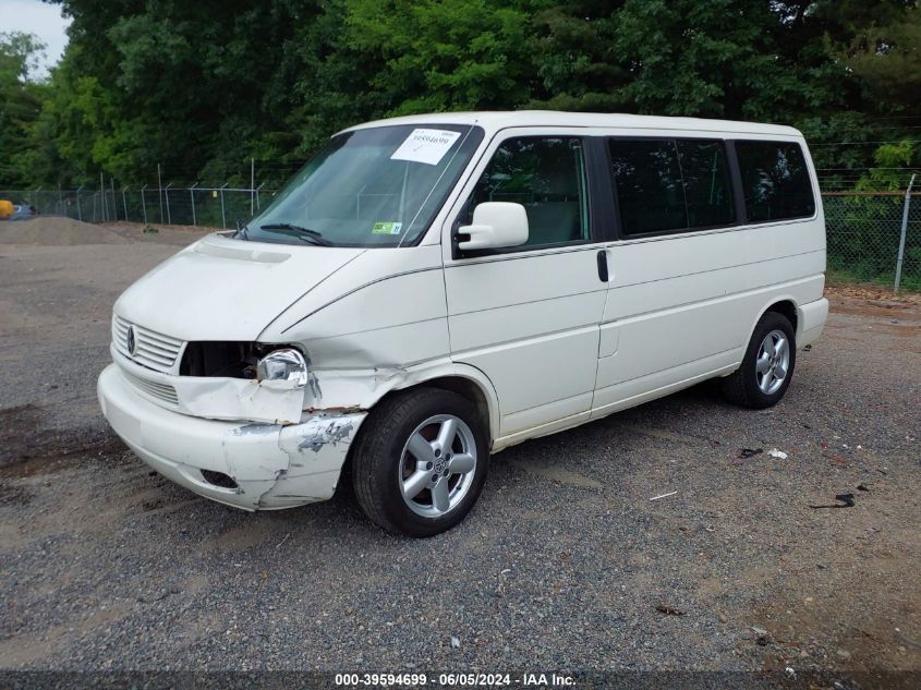 2001 Volkswagen Eurovan Gls VIN: WV2KB47001H127626 Lot: 39594699