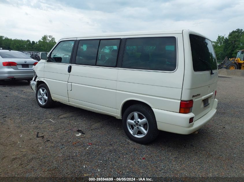 2001 Volkswagen Eurovan Gls VIN: WV2KB47001H127626 Lot: 39594699