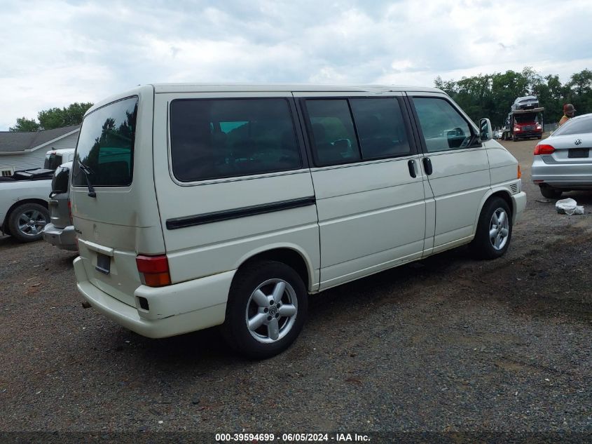 2001 Volkswagen Eurovan Gls VIN: WV2KB47001H127626 Lot: 39594699