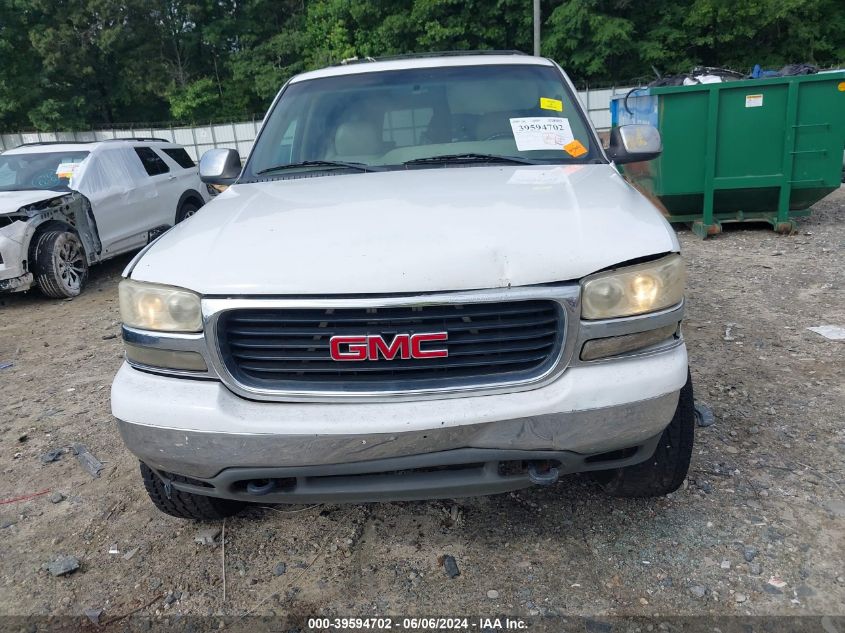 2001 GMC Yukon Xl 2500 Slt VIN: 3GKGC26U01G266339 Lot: 39594702