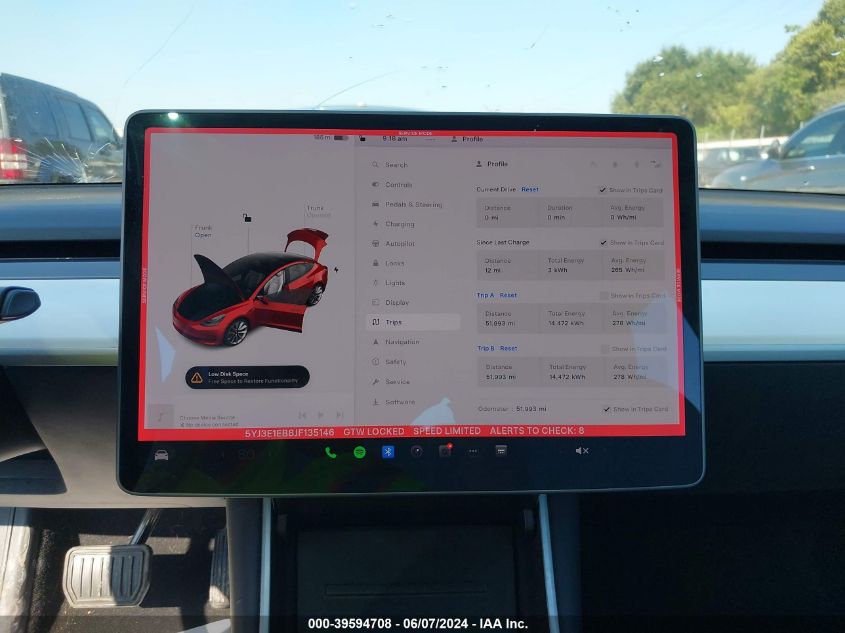 2018 TESLA MODEL 3 LONG RANGE/PERFORMANCE - 5YJ3E1EB8JF135146