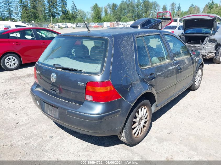 2005 Volkswagen Golf Gls Tdi VIN: 9BWGR61J754001506 Lot: 39594722