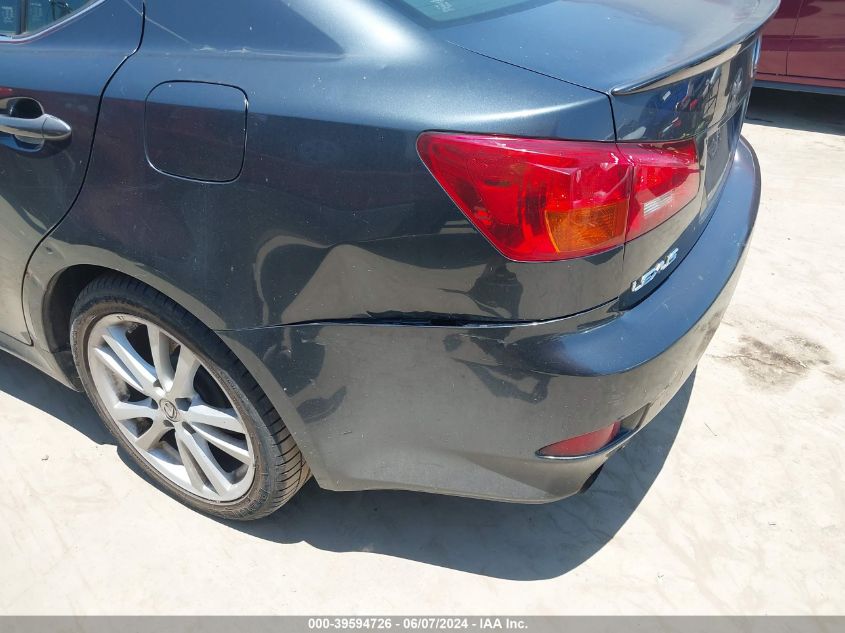 2007 Lexus Is 250 VIN: JTHBK262275050045 Lot: 39594726