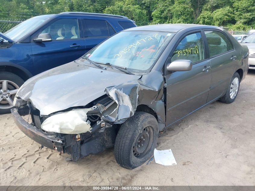 2005 Toyota Corolla Le VIN: 2T1BR32E65C387529 Lot: 39594728