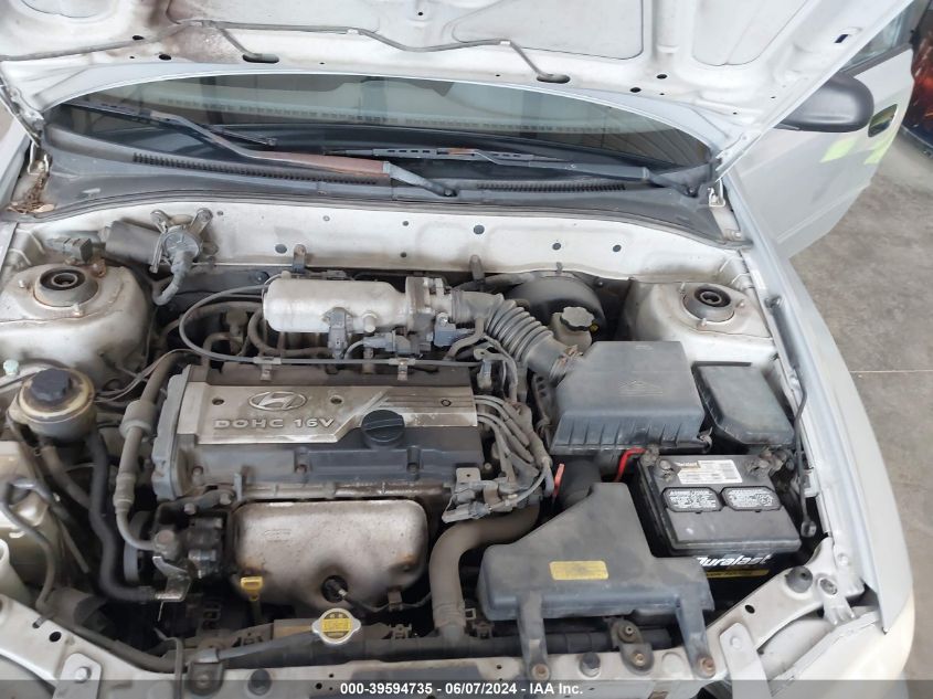 2002 Hyundai Accent Gl VIN: KMHCG45C62U302256 Lot: 39594735