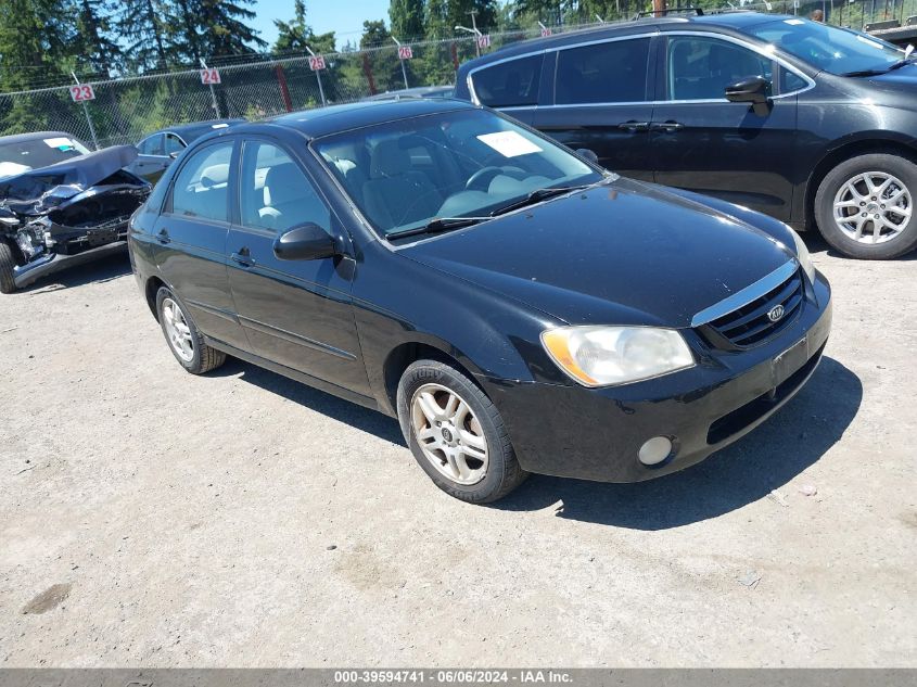 2005 Kia Spectra Ex/Lx/Sx VIN: KNAFE121455176919 Lot: 39594741