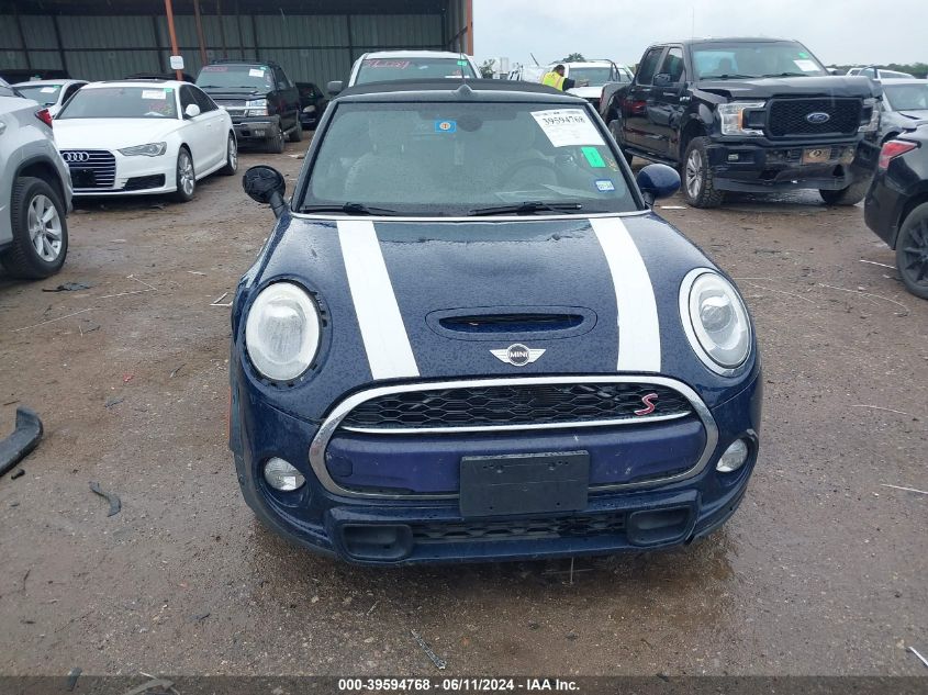 2018 Mini Convertible Cooper S VIN: WMWWG9C58J3C82552 Lot: 39594768