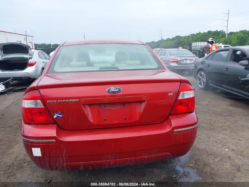 2005 Ford Five Hundred Sel VIN: 1FAFP24155G159007 Lot: 39594782